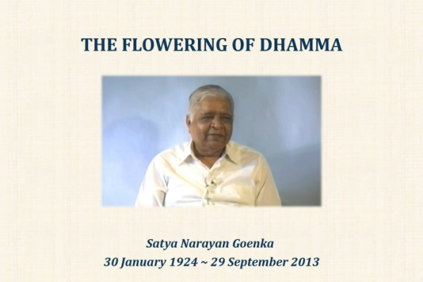 Life of S.N. Goenka (1924–2013) – Part 3: Goenka engaged in numerous activities and projects that show a deep gratitude to his teacher, Sayagyi U Ba Khin, and Myanmar (Burma) for the flowering of Dhamma worldwide.
